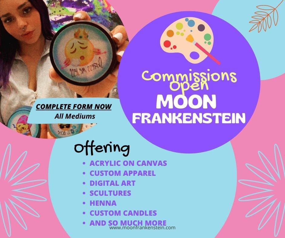 Commissions Open - Moon Frankenstein