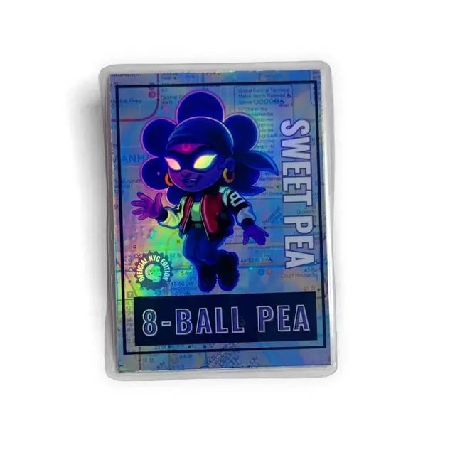 8 - Ball Pea — Rare NYC Edition Trading Card - Moon Frankenstein