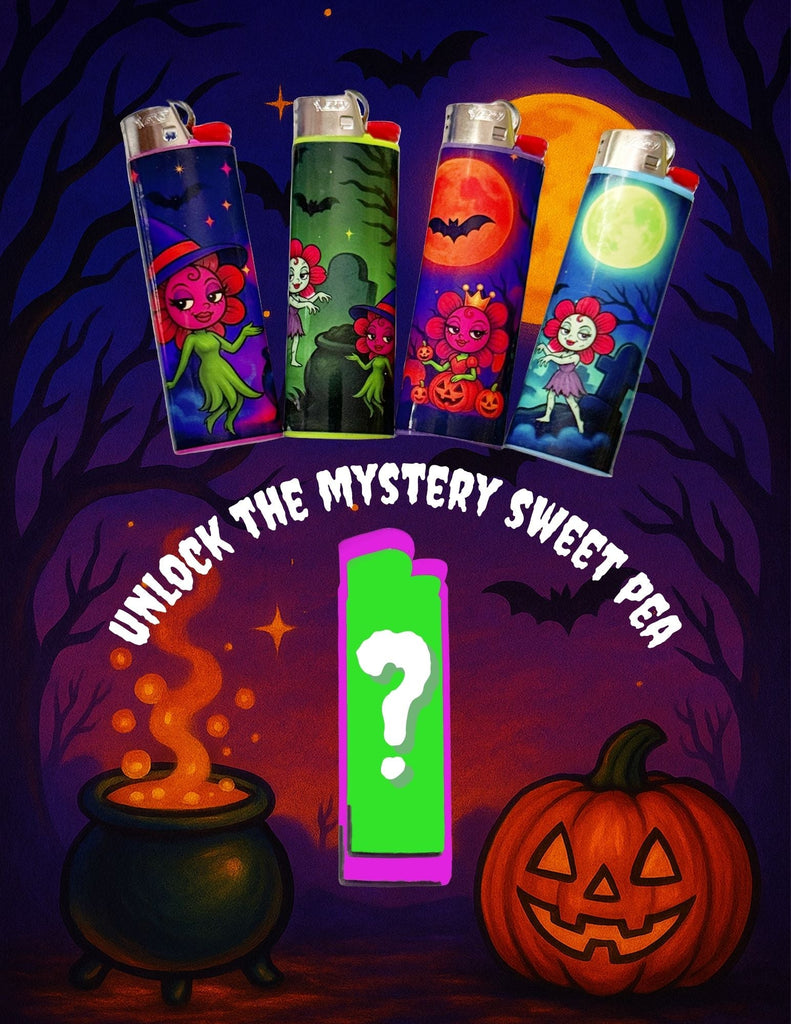 Hauntingly Sweet (Pea) – Full Limited Edition BIC Lighter Set + Mystery Sweet Pea Inside