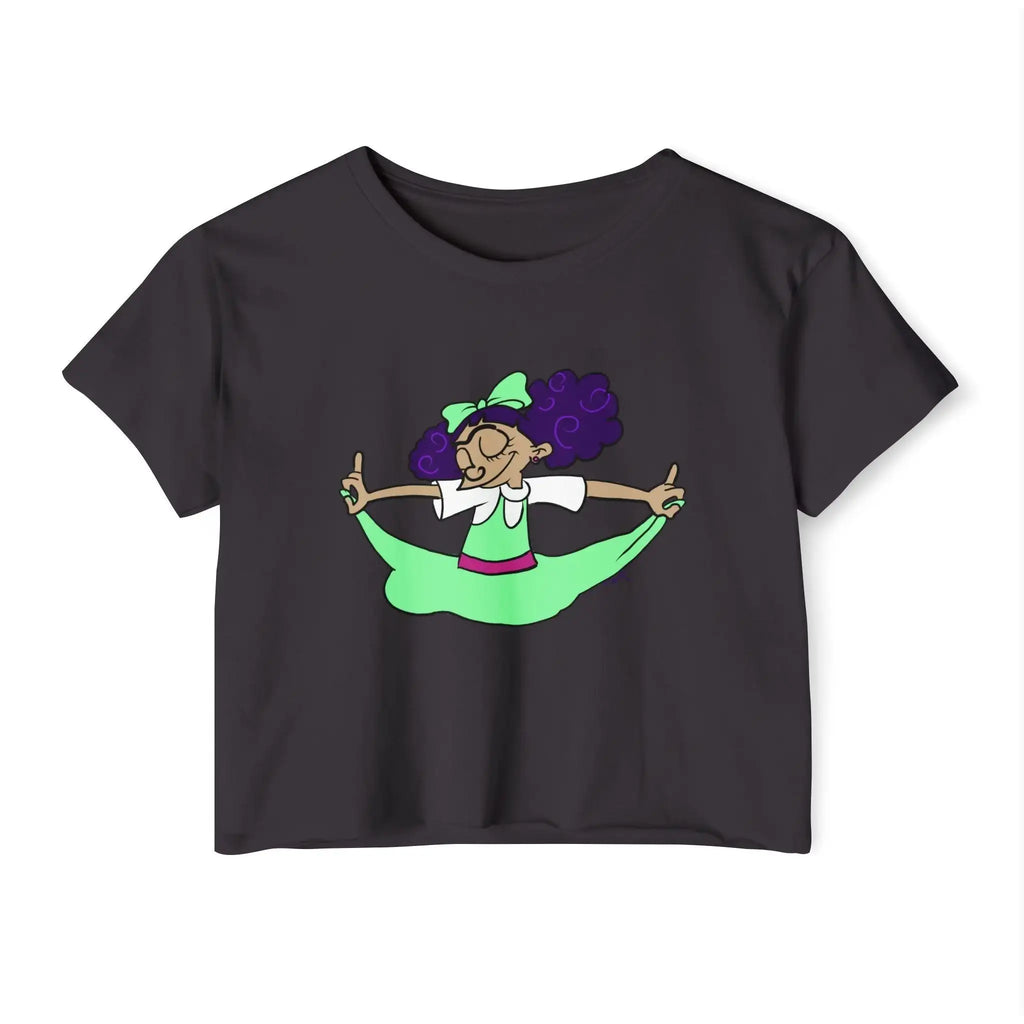 Helga Patakdeez Crop Top - Moon Frankenstein