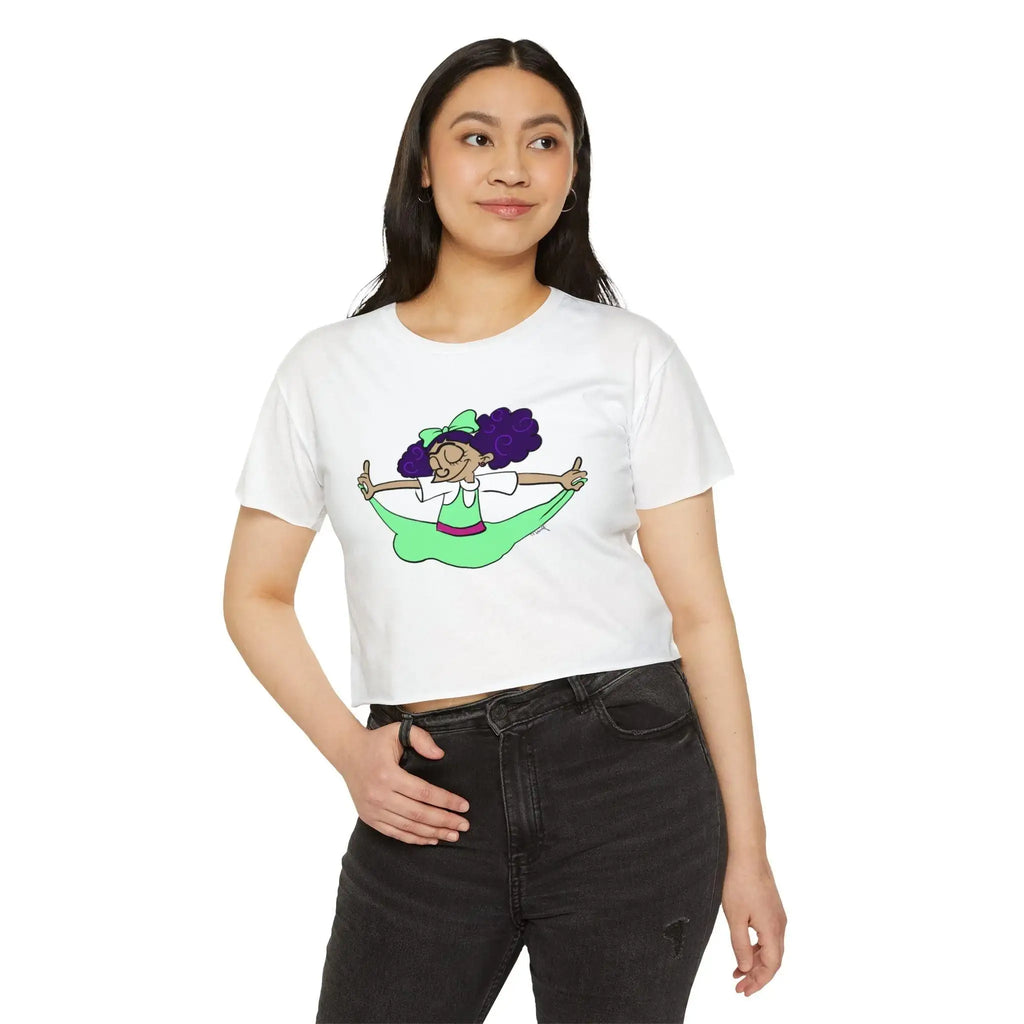 Helga Patakdeez Crop Top - Moon Frankenstein
