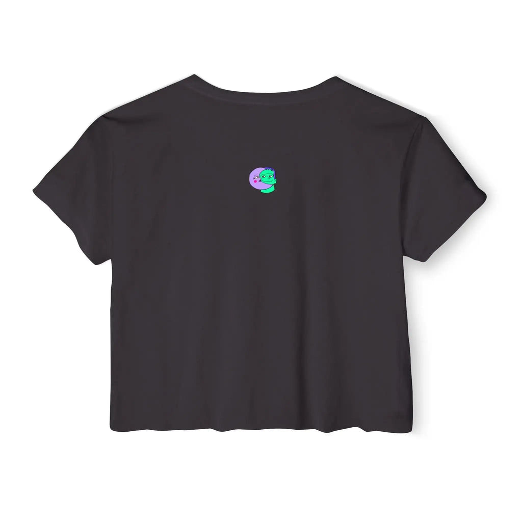 Helga Patakdeez Crop Top - Moon Frankenstein