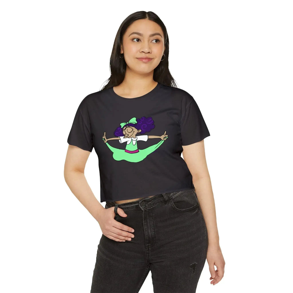 Helga Patakdeez Crop Top - Moon Frankenstein