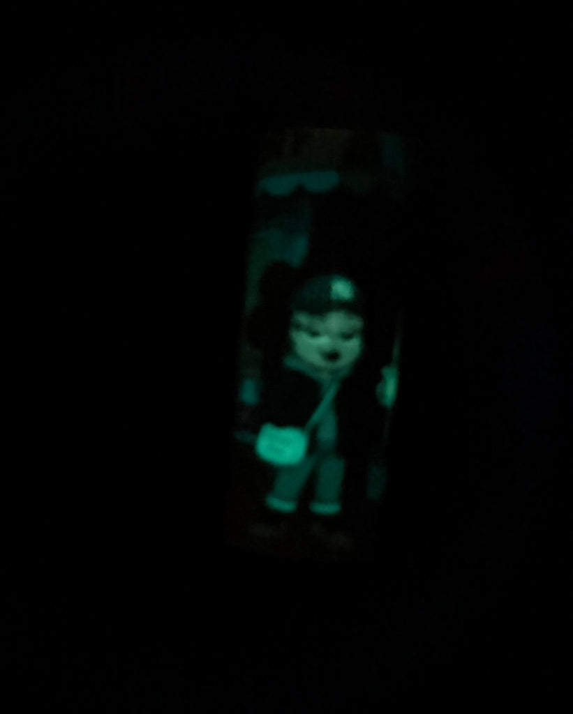 Pea - Lo Glow in the Dark BIC Lighter - Moon Frankenstein