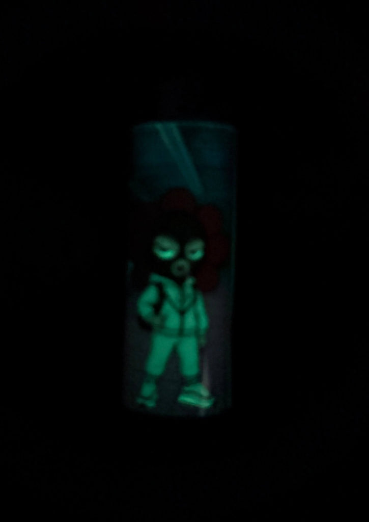 Pea Sheisty Glow in the Dark BIC Lighter - Moon Frankenstein