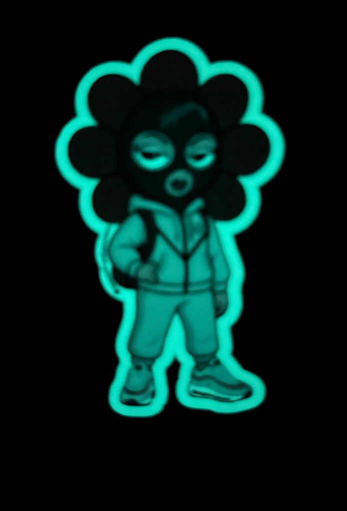 Pea Sheisty Glow in the Dark Sticker - Moon Frankenstein