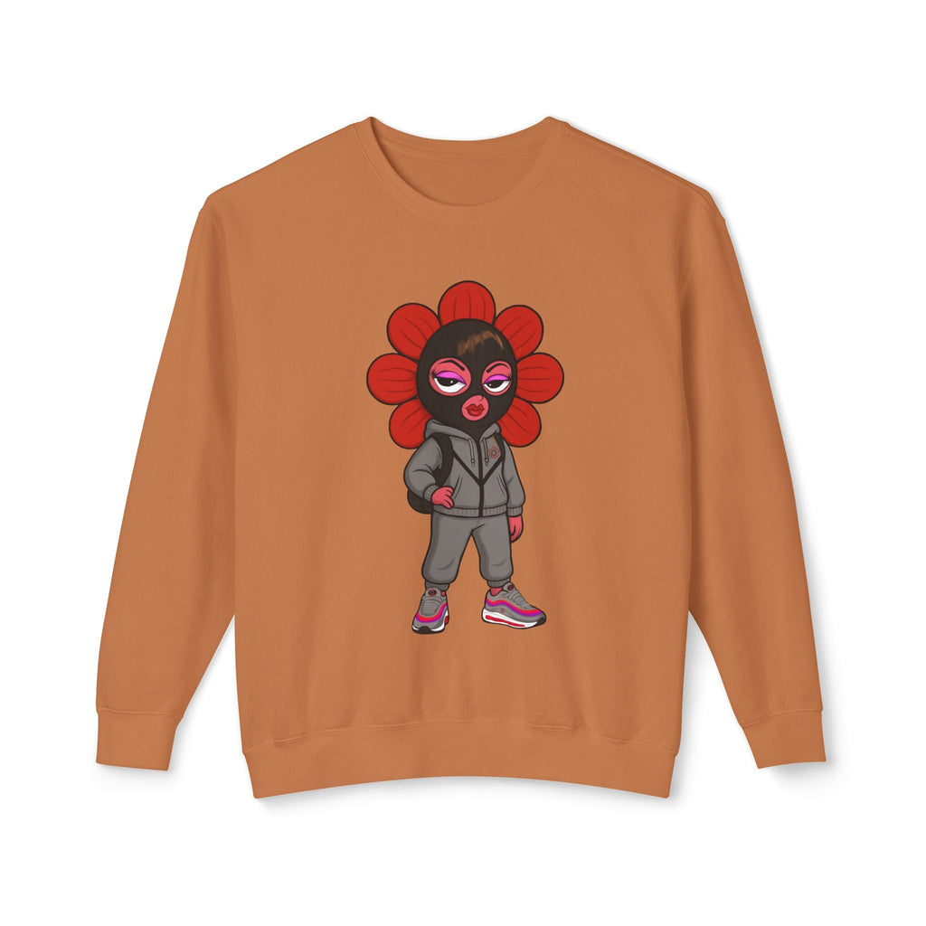 Pea Sheisty Unisex Lightweight Crewneck Sweatshirt - Moon Frankenstein