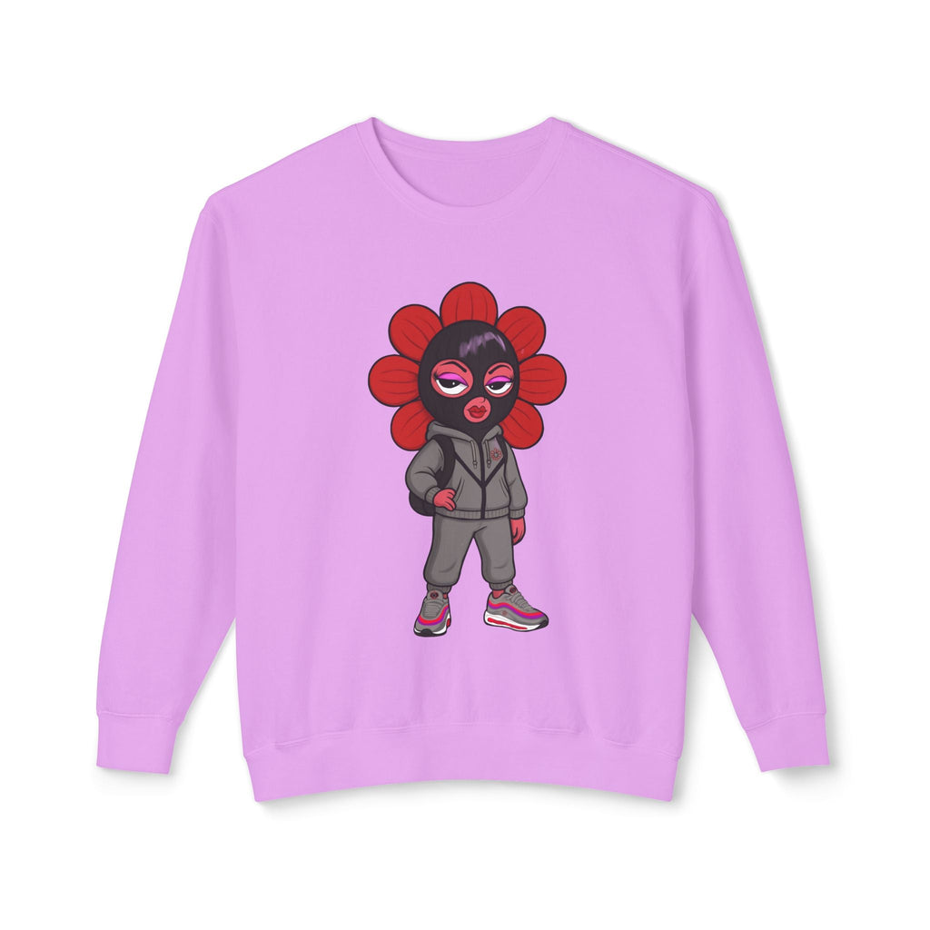 Pea Sheisty Unisex Lightweight Crewneck Sweatshirt - Moon Frankenstein