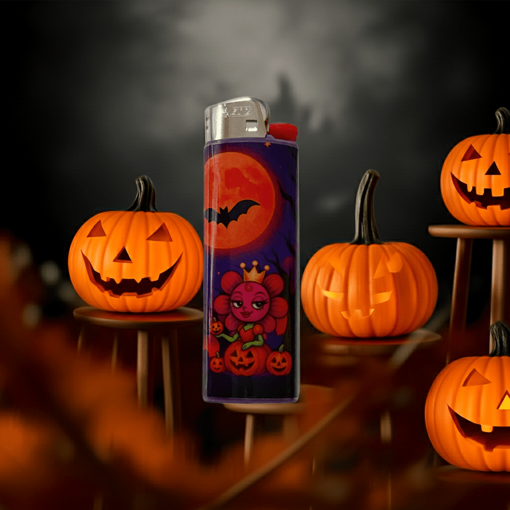 Spiced Sweet Pea BIC Lighter (Limited Edition) - Moon Frankenstein