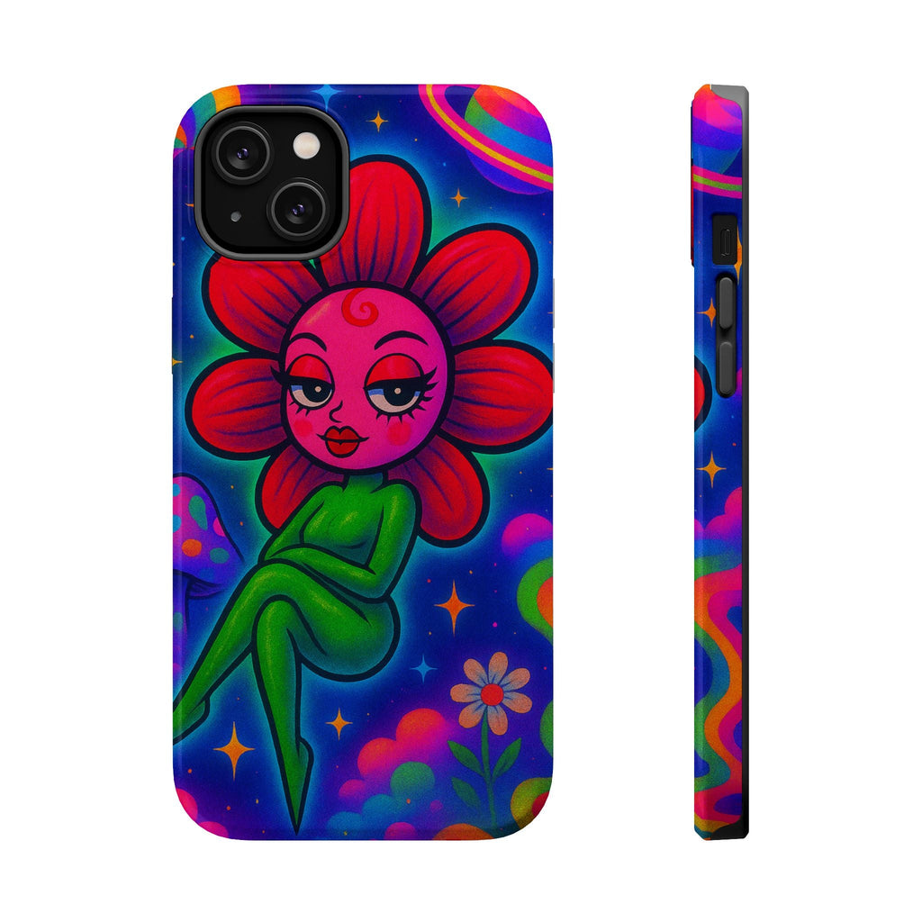 Sweet Pea: Cosmic Bloom Magnetic Tough Cases - Moon Frankenstein