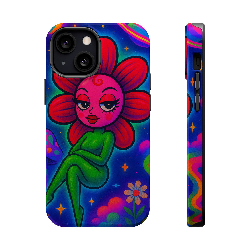 Sweet Pea: Cosmic Bloom Magnetic Tough Cases - Moon Frankenstein