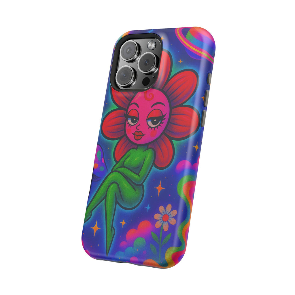 Sweet Pea: Cosmic Bloom Magnetic Tough Cases - Moon Frankenstein