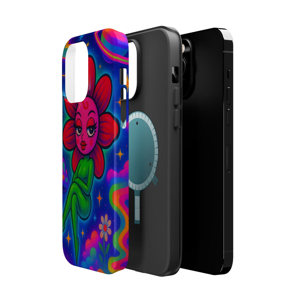 Sweet Pea: Cosmic Bloom Magnetic Tough Cases - Moon Frankenstein