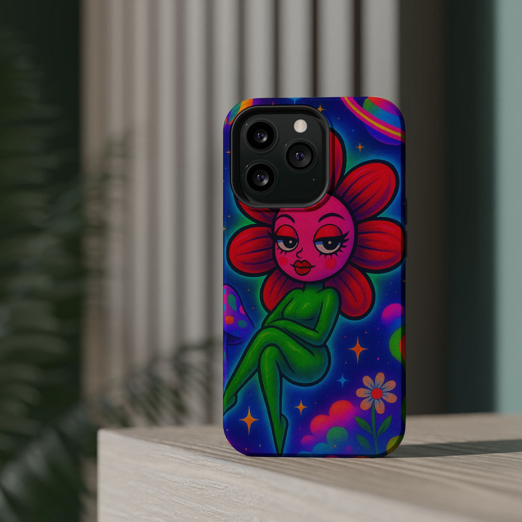 Sweet Pea: Cosmic Bloom Magnetic Tough Cases - Moon Frankenstein