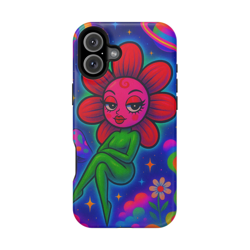 Sweet Pea: Cosmic Bloom Magnetic Tough Cases - Moon Frankenstein