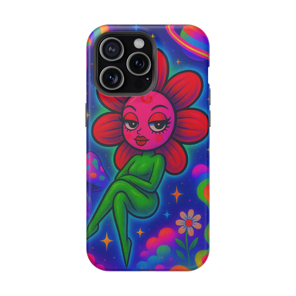 Sweet Pea: Cosmic Bloom Magnetic Tough Cases - Moon Frankenstein