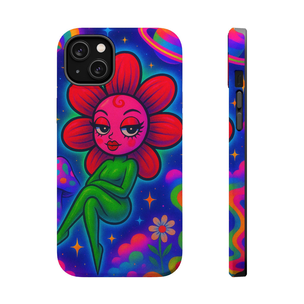 Sweet Pea: Cosmic Bloom Magnetic Tough Cases - Moon Frankenstein