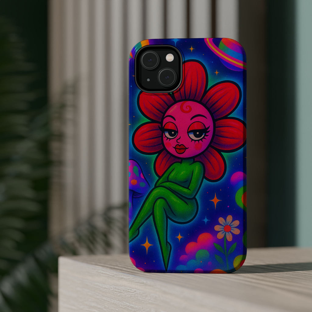Sweet Pea: Cosmic Bloom Magnetic Tough Cases - Moon Frankenstein