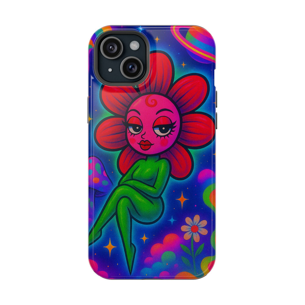 Sweet Pea: Cosmic Bloom Magnetic Tough Cases - Moon Frankenstein