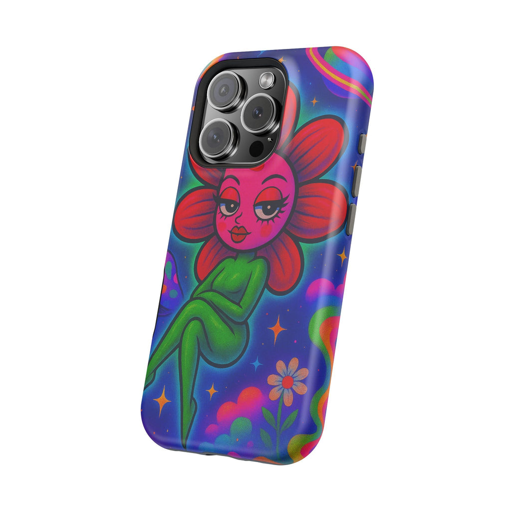Sweet Pea: Cosmic Bloom Magnetic Tough Cases - Moon Frankenstein