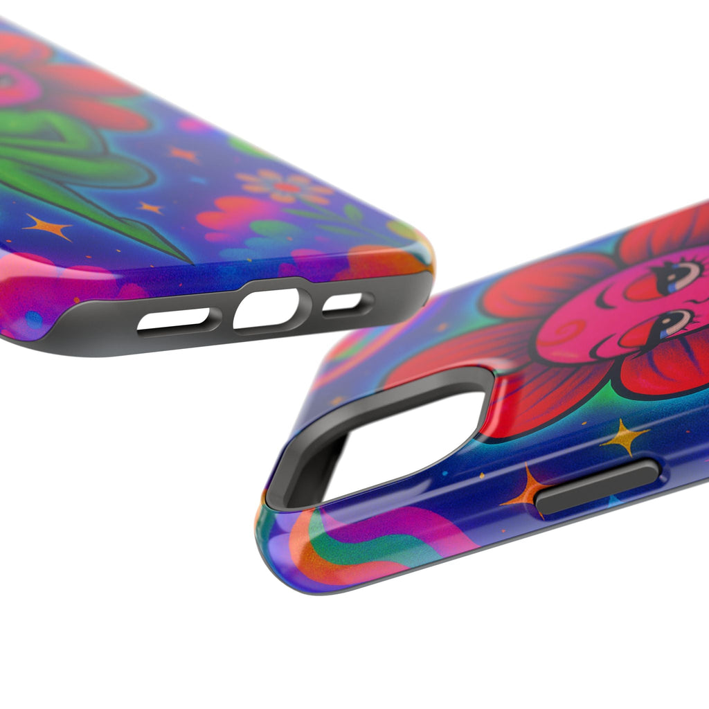 Sweet Pea: Cosmic Bloom Magnetic Tough Cases - Moon Frankenstein