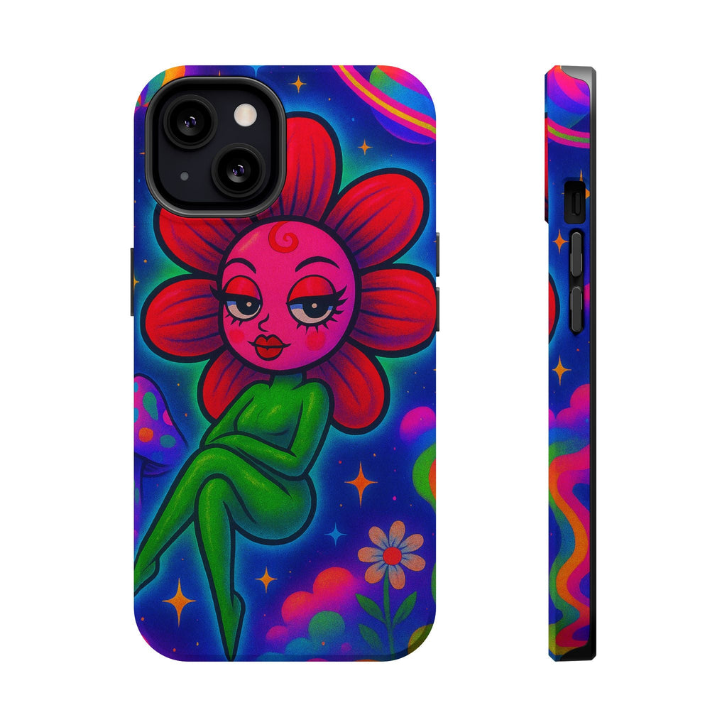 Sweet Pea: Cosmic Bloom Magnetic Tough Cases - Moon Frankenstein