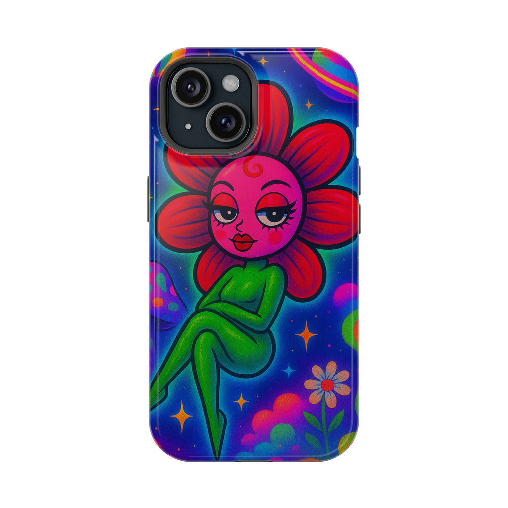 Sweet Pea: Cosmic Bloom Magnetic Tough Cases - Moon Frankenstein