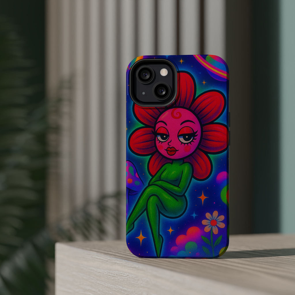 Sweet Pea: Cosmic Bloom Magnetic Tough Cases - Moon Frankenstein