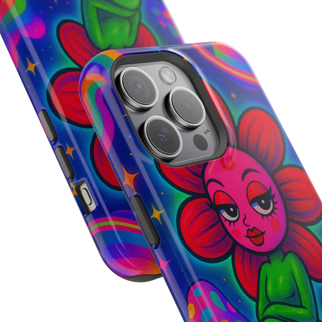 Sweet Pea: Cosmic Bloom Magnetic Tough Cases - Moon Frankenstein