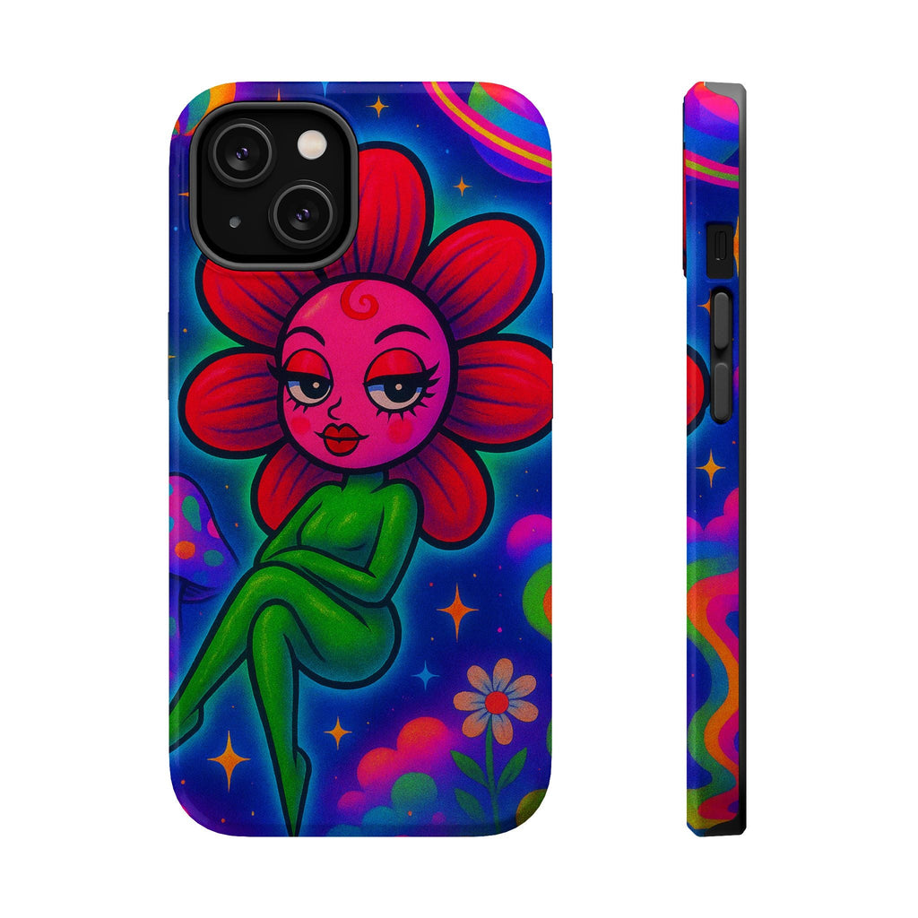 Sweet Pea: Cosmic Bloom Magnetic Tough Cases - Moon Frankenstein