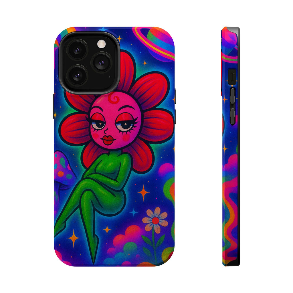 Sweet Pea: Cosmic Bloom Magnetic Tough Cases - Moon Frankenstein