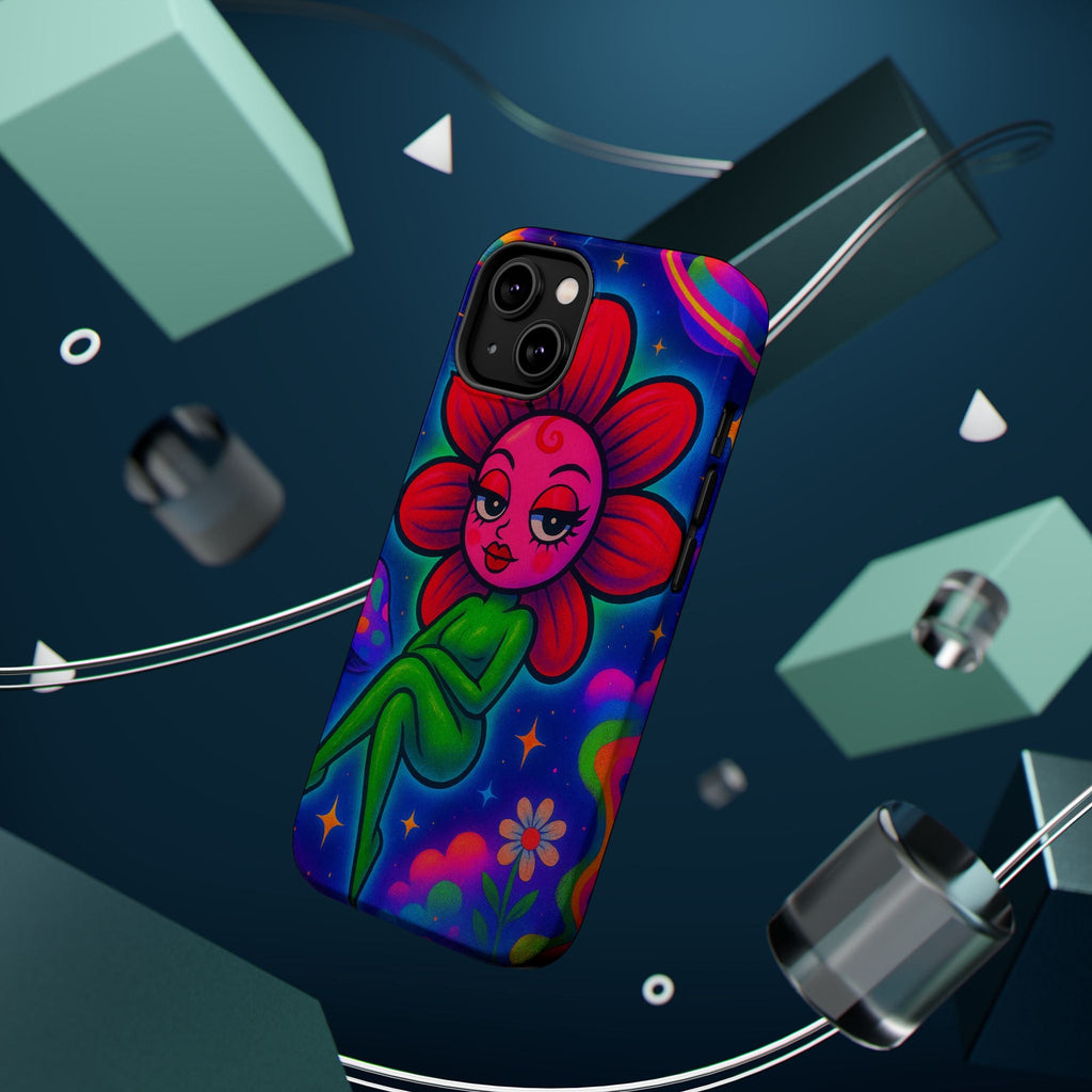Sweet Pea: Cosmic Bloom Magnetic Tough Cases - Moon Frankenstein