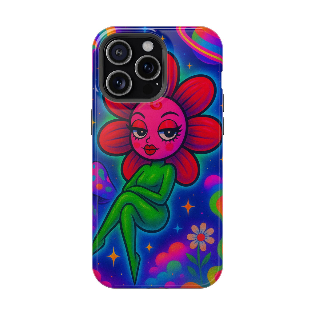 Sweet Pea: Cosmic Bloom Magnetic Tough Cases - Moon Frankenstein