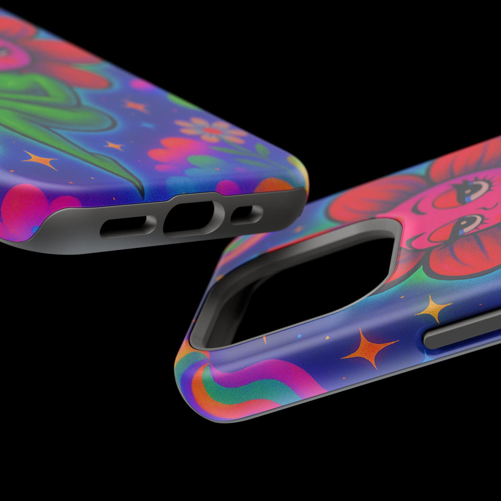 Sweet Pea: Cosmic Bloom Magnetic Tough Cases - Moon Frankenstein