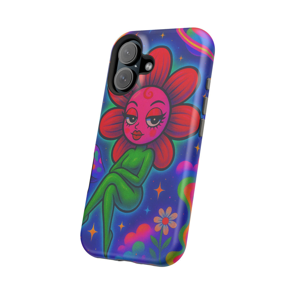 Sweet Pea: Cosmic Bloom Magnetic Tough Cases - Moon Frankenstein