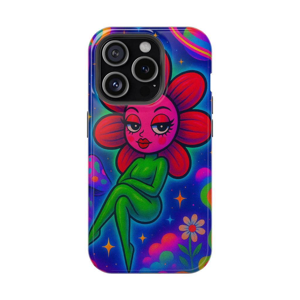 Sweet Pea: Cosmic Bloom Magnetic Tough Cases - Moon Frankenstein