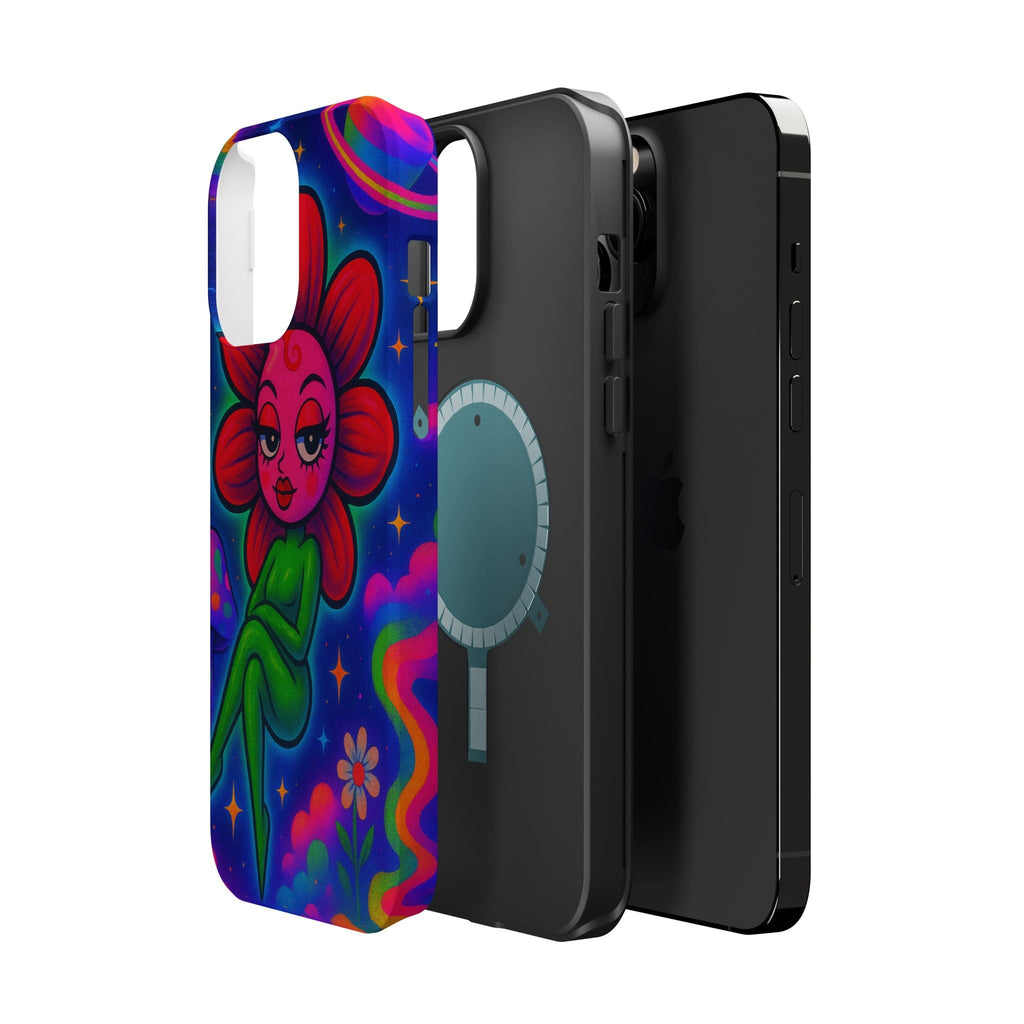 Sweet Pea: Cosmic Bloom Magnetic Tough Cases - Moon Frankenstein