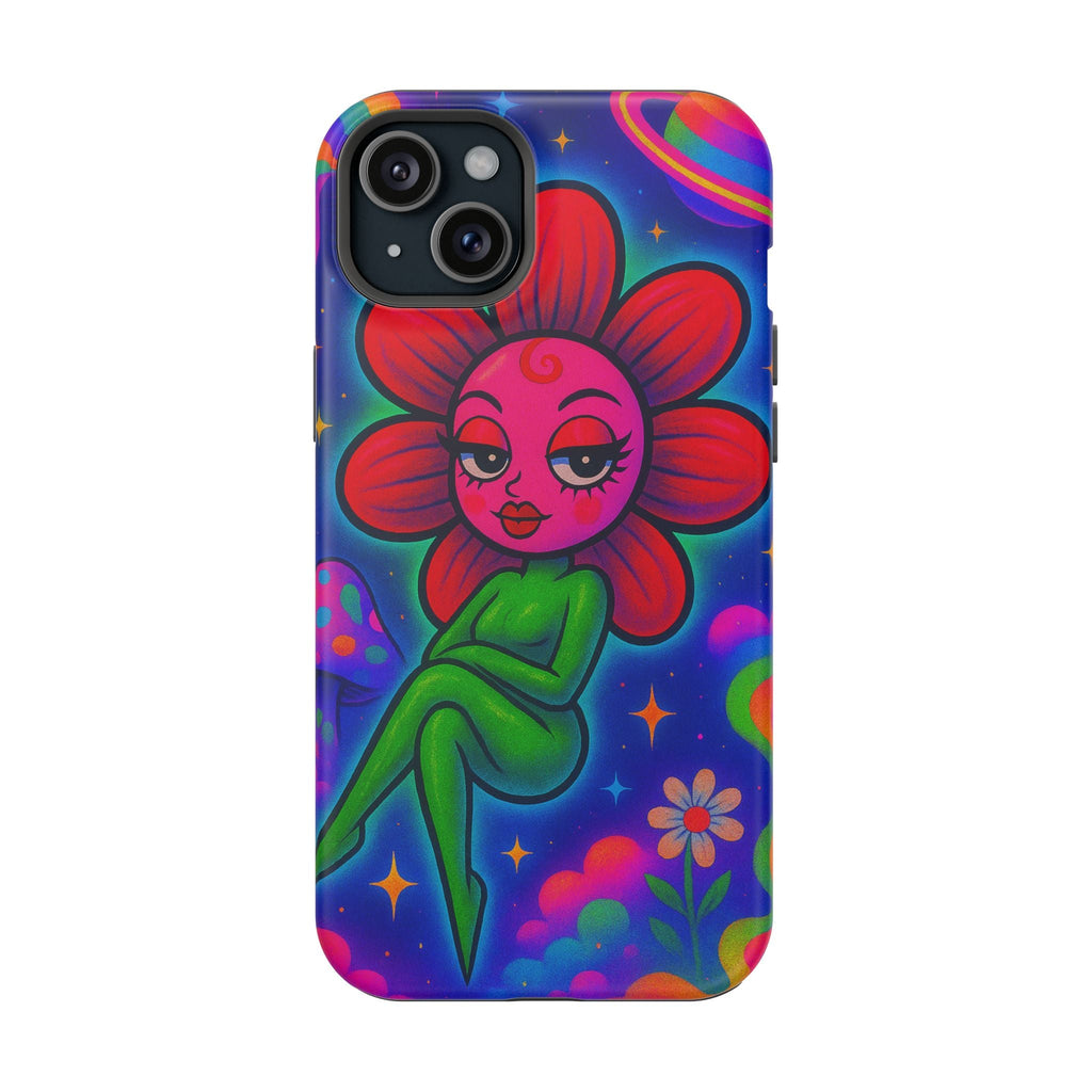 Sweet Pea: Cosmic Bloom Magnetic Tough Cases - Moon Frankenstein