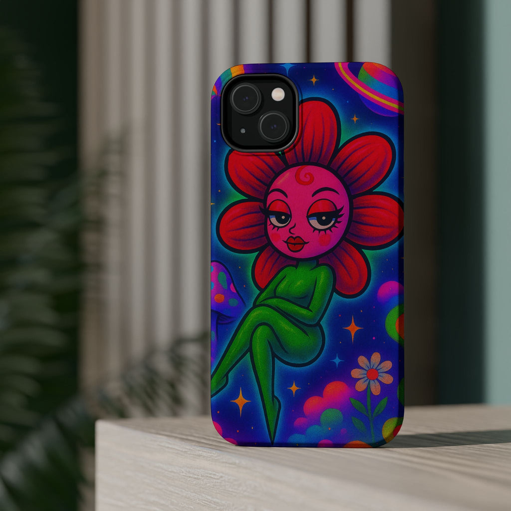 Sweet Pea: Cosmic Bloom Magnetic Tough Cases - Moon Frankenstein