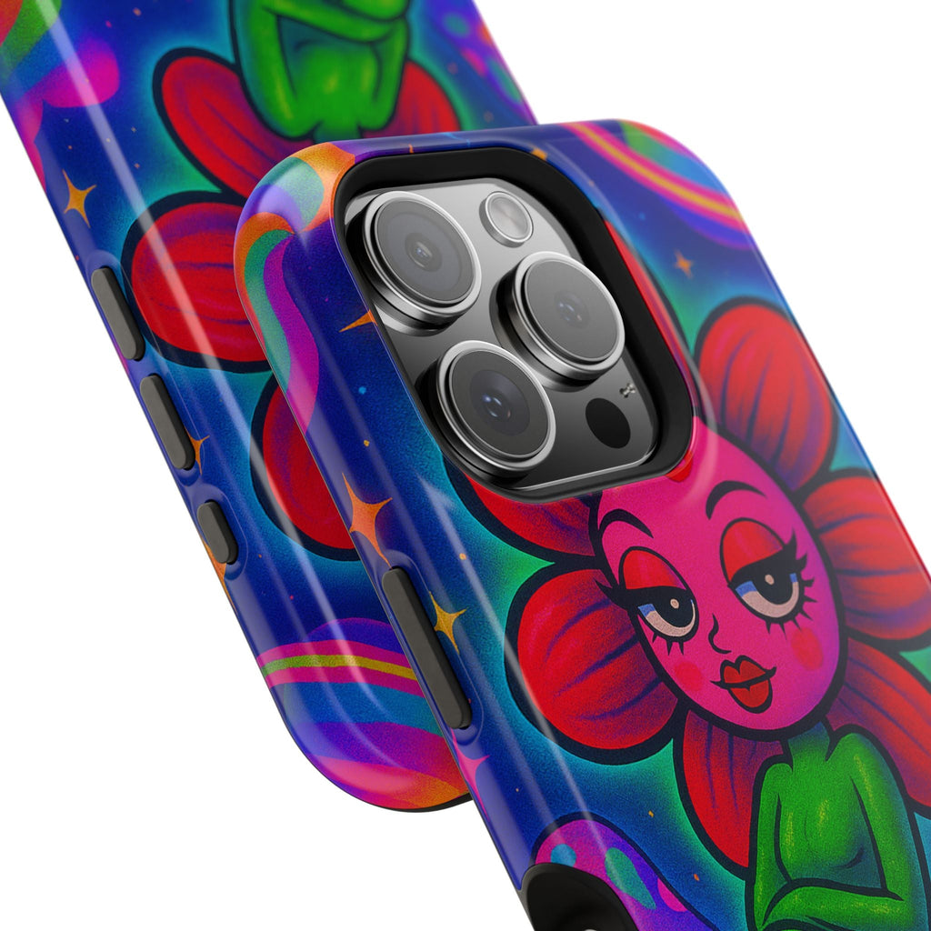 Sweet Pea: Cosmic Bloom Magnetic Tough Cases - Moon Frankenstein