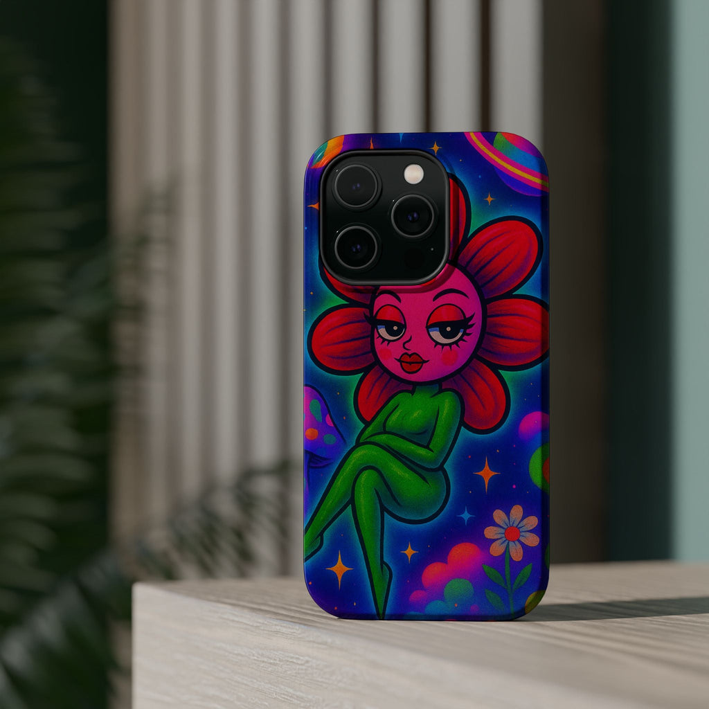 Sweet Pea: Cosmic Bloom Magnetic Tough Cases - Moon Frankenstein