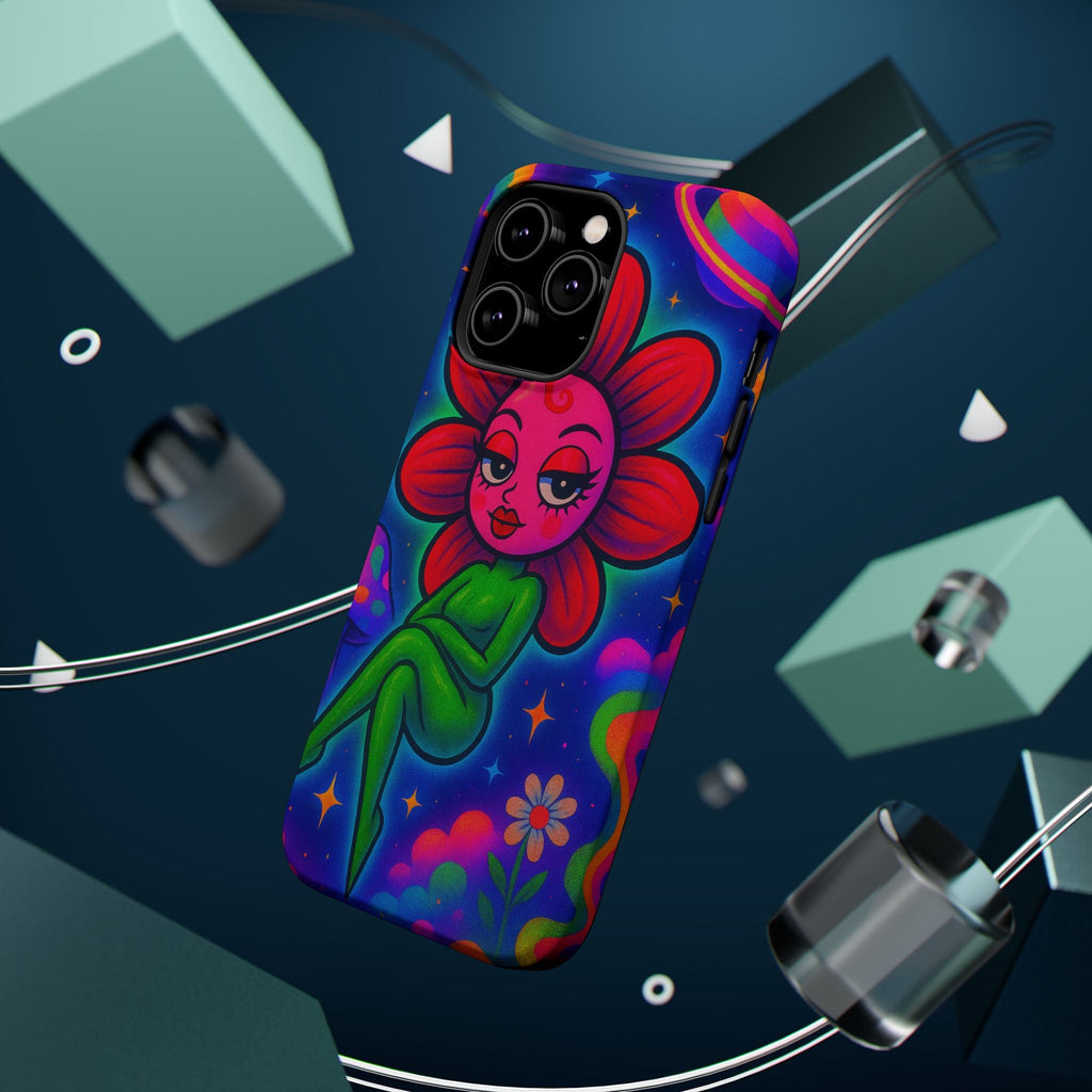 Sweet Pea: Cosmic Bloom Magnetic Tough Cases - Moon Frankenstein