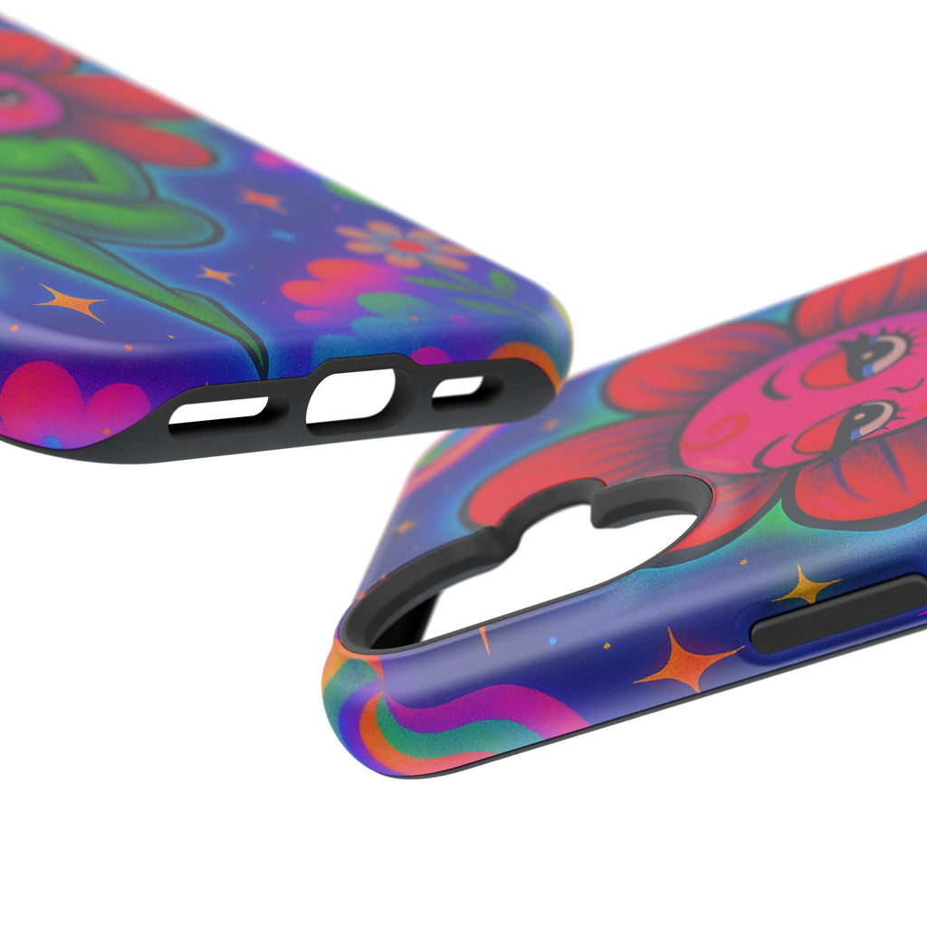 Sweet Pea: Cosmic Bloom Magnetic Tough Cases - Moon Frankenstein