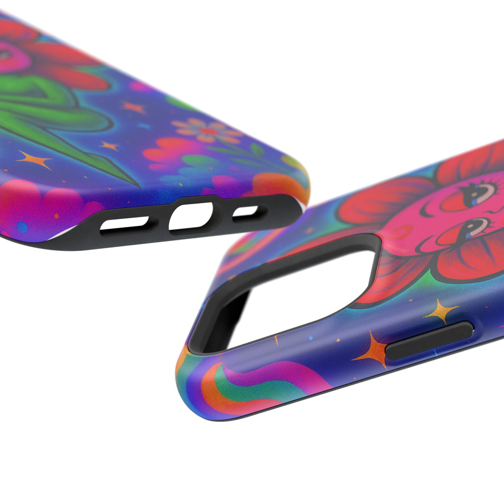 Sweet Pea: Cosmic Bloom Magnetic Tough Cases - Moon Frankenstein