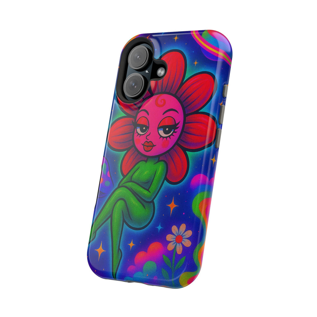 Sweet Pea: Cosmic Bloom Magnetic Tough Cases - Moon Frankenstein