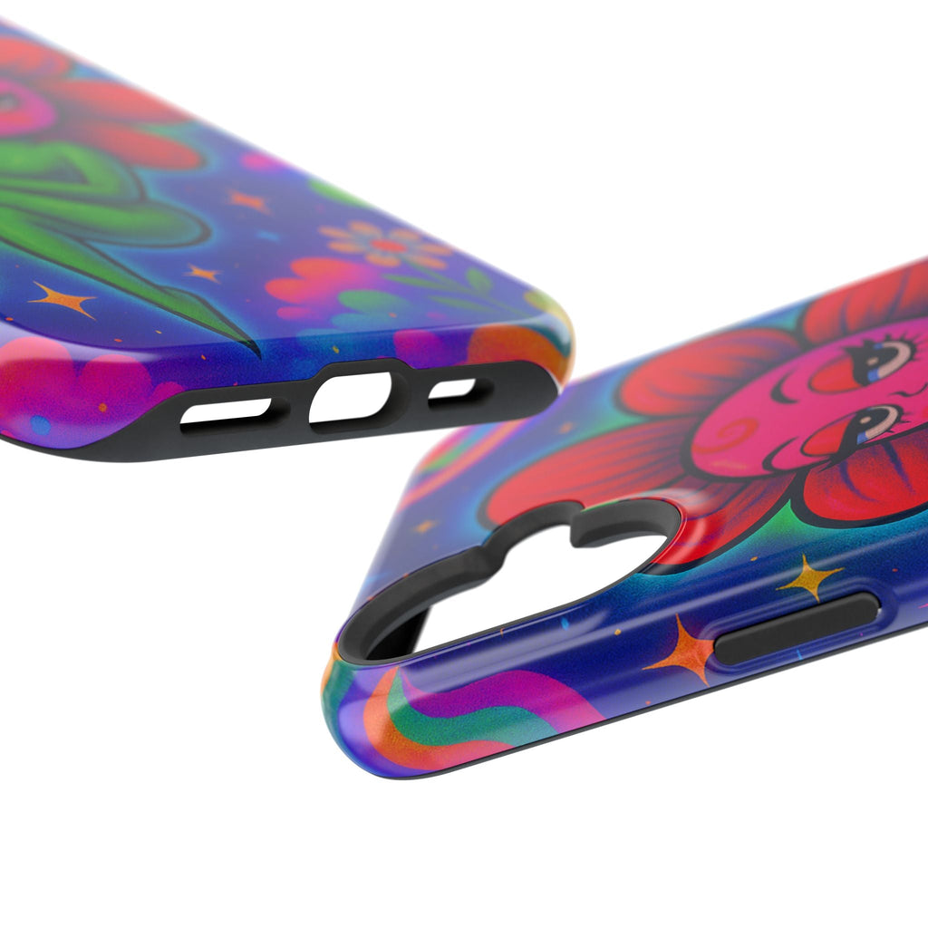 Sweet Pea: Cosmic Bloom Magnetic Tough Cases - Moon Frankenstein