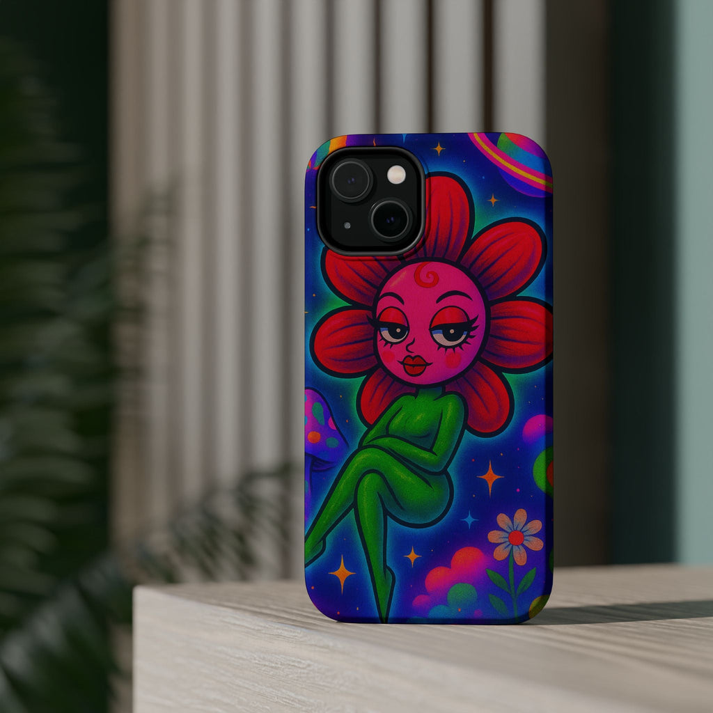 Sweet Pea: Cosmic Bloom Magnetic Tough Cases - Moon Frankenstein