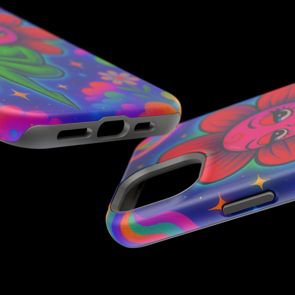 Sweet Pea: Cosmic Bloom Magnetic Tough Cases - Moon Frankenstein