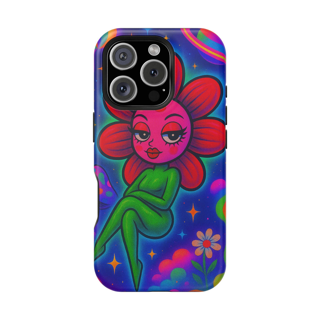 Sweet Pea: Cosmic Bloom Magnetic Tough Cases - Moon Frankenstein