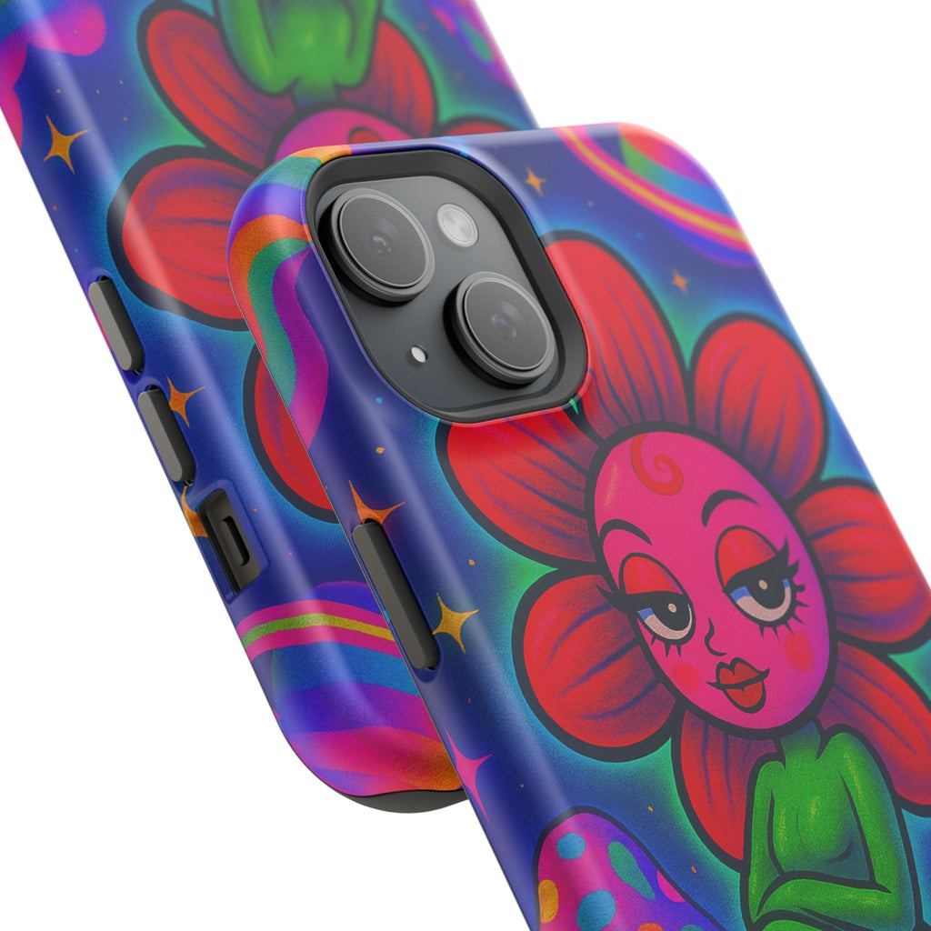 Sweet Pea: Cosmic Bloom Magnetic Tough Cases - Moon Frankenstein